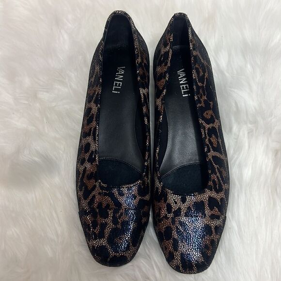 Van Eli Frankie Black Soft Nappa Leather Flats Size 9.5 Bin 12 - Picture 8 of 12